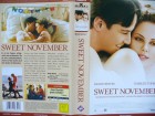 Sweet November  ...  Keanu Reeves, Charlize Theron ... VHS 