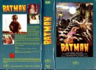 RATMAN,...HALB MENSCH, HALB RATTE - gr.Hartbox M.T.C. VIDEO - VHS 