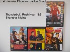 4 Jackie Chan Fi- Thunderbolt, Rush Hour 1&3 Shanghai Nights 