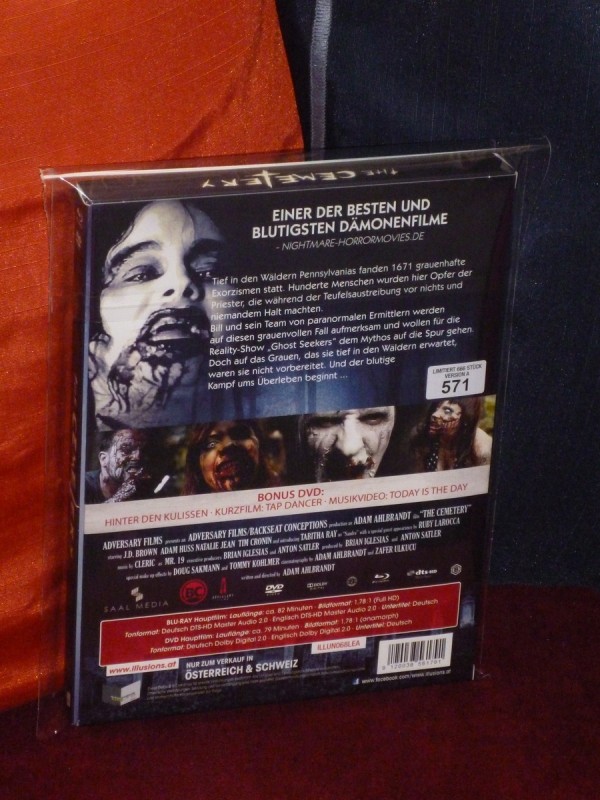 The Cemetery (2013) ILLUSIONS UNLTD. films (3 Disc Limited Collector's Edition Cover A) ⭐ 