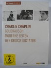 Charlie Chaplin 3 Film arthaus Sammlung Goldrausch Diktator 