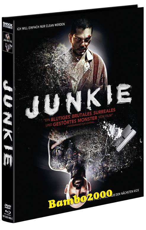 *JUNKIE *UNCUT* COVER C *DVD+BLU-RAY MEDIABOOK* NEU/OVP 