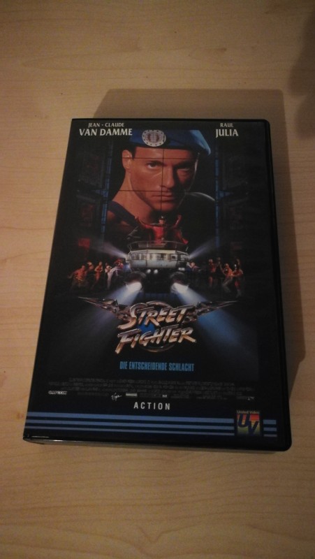 VHS - Street Fighter - Van Damme 
