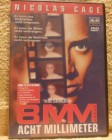 8 mm 8 MILLIMETER Dvd Uncut Erstausgabe Nicolas Cage (A) 