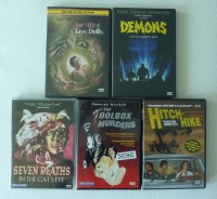 Sammlung US DVDs (codefree) u.a. Demons, toolbox murders.. 