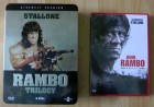 Rambo Trilogy (1-3) Tin Box - 6 DVDs - Uncut + Rambo 4-Uncut 