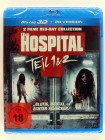 The Hospital 1 + 2 in 3D - Full HD Horror Thriller, Krankenhaus, blutig, brutal, ein echter Schocker 