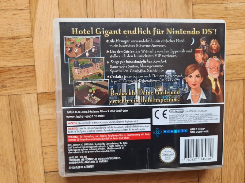 Nintendo DS spiel - hotel gigant 
