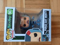Funko Pop 567 Purge Suit Morty rick and morty 