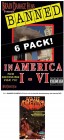 BANNED IN AMERICA 6-Pack + das ist amerika shockumentary sick extreme DVD 