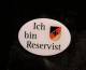 Bundeswehr Pin &quot;ich bin Reservist&quot; weiß 