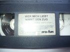 Wer mich liebt nimmt den Zug ... Jean - Louis Trintignant  ... VHS ... ohne Cover 