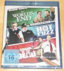 Cornetto Trilogie: Shaun Of The Dead, Hot Fuzz & The Worlds End (3 on 1) Blu-ray OVP 