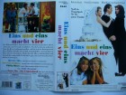 Eins und Eins macht Vier ... Kirstie Alley, Steve Guttenberg  ...  VHS 