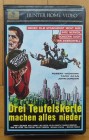 2 x VHS: Drei Teufelskerle machen alles nieder + Zwei Teufelskerle auf dem Weg nach Istanbul - Ernst Hofbauer 