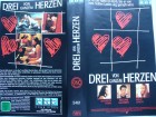 Drei von ganzem Herzen ... William Baldwin, Kelly Lynch, Sherilyn Fenn... VHS 