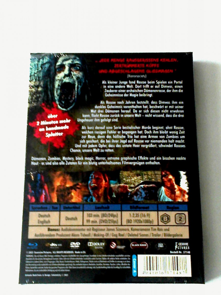 THE DEMONS ROCK (JAMES SIZEMORE KLASSIKER 2013,DÄMONEN,ZOMBIES,HORROR EXTREME 2013)LIM.MEDIABOOK A💯UNRATED 