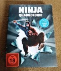 NINJA QUADROLOGIE (DIE KILLERMASCHINE / RÜCKKEHR DER / HERRSCHAFT DER / 1000 AUGEN DER) SHO KOSUGI [BLU-RAY] NEU/OVP