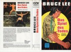 BRUCE LEE ,...DAS SPIEL DES TODES - ORIGINAL KINOFILM - gr.Cover Einleger - ERSTAUFLAGE HVW VIDEO SELTEN - VHS 