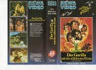 DER GORILLA MIT DER STÄHLERNEN KLAUE,...THE KUNG FU ZOMBIE - ERSTAUFLAGE SILWA VIDEO gr.Cover  - VHS 