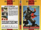 NINJA CHAMPION - RICHARD HARRISON, BRUCE BARON - AVV DVD gr.Hartbox - Cover. Z - FEHLDRUCK INHALT 2 DVD 