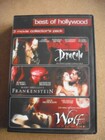 Dracula, Frankenstein, Wolf Dvd - Best of Hollywood Box 3 DVD - Uncut - DVD 