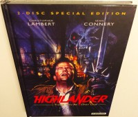 HIGHLANDER &#128175;%uncut&#8252;&#65039; BluRay & DVD  MEDIABOOK ( Lambert & Connery, Musik by Queen )  makellos OVP 