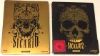 SICARIO 1 und 2 ‼️BluRay STEELBOOK `s Teil 1 wie Neu makellos, Teil 2 OVP (beides uncut Langfassungen) 