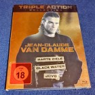 JEAN CLAUDE VAN DAMME BOX SET - BLU-RAY - HARTE ZIELE / JCVD / BLACK WATER - TRIPLE ACTION COLLECTION 