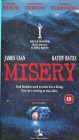 MISERY  JAMES CAAN KATHY BATES  STEPHEN KING Video  VHS