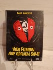 Vier Fliegen auf grauem Samt - Blu-ray + DVD Mediabook - NEU + OVP NSM UNCUT 