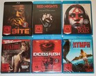 6 Stück Blu-rays: BITE - RED NIGHTS - THE DEVIL´S ( DEVILS ) DOLLS - DARKROOM - EXCESS FLESH - NYMPH ( NEU & OVP ) 