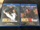 Ninja -Die Killermaschine + Ninja 3 - Die Herrschaft der Ninja Blu Ray Uncut Versionen Wendecover