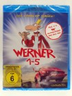 Werner 1 - 5 - Königbox - Alle 5 Filme - Beinhart + Das muß Kesseln + Volles Rooäää + Gekotzt wird später + Eiskalt