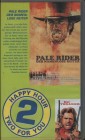 VHS - Doppelbox - PALE RIDER + DER TEXANER - 2 x Clint Eastwood - Warner Home Video Happy Hour