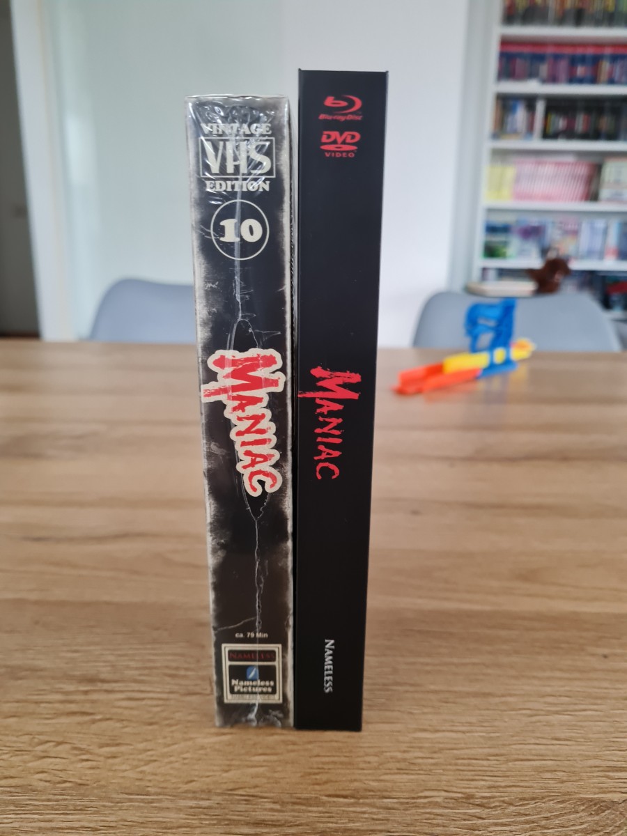 Nameless VHS Vintage Edition 10 Maniac Mediabook + echte VHS kaufen |  Filmundo.de