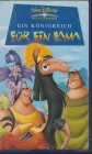 Vintage VHS Cassette Walt Disneys Meisterwerke Ein Königreich für ein Lama FSK 0 75 Min. 