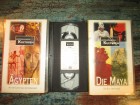 3 Stück Vintage VHS Cassetten Untergegangene Kulturen Ägypten + Die Maya + Rom Dokumentation jeweils ca. 50 Min. 