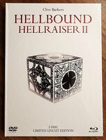 HELLBOUND - HELLRAISER II - 2-Disc Limited Uncut Edition - Mediabook - White Edition - NEU+OVP