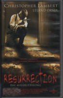 VHS - RESURRECTION - DIE AUFERSTEHUNG - Christopher Lambert - Kinowelt Video
