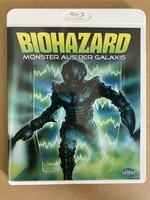 BIOHAZARD - MONSTER AUS DER GALAXIS Blu-ray FSK 18 UNCUT Horror Sci-Fi Trash 80s 