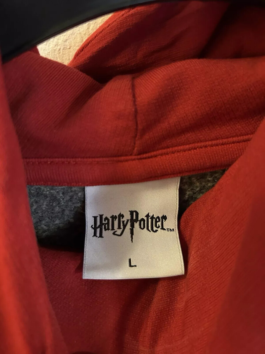 EMP Harry Potter Pullover Damen Gryffindor Grau Rot