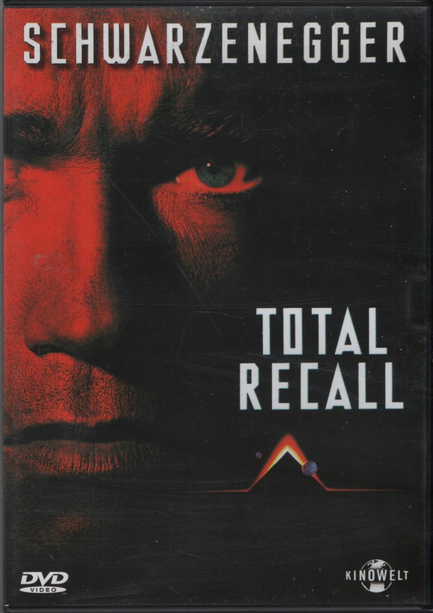 TOTAL RECALL - DIE TOTALE ERINNERUNG - Verhoeven Klassiker - Schwarzenegger - rotes Cover uncut