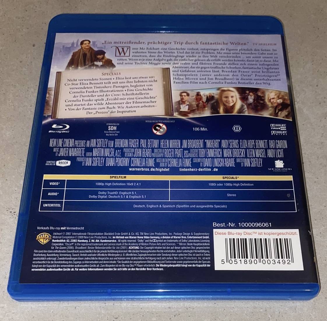 Tintenherz - Blu-ray - Brendan Fraser