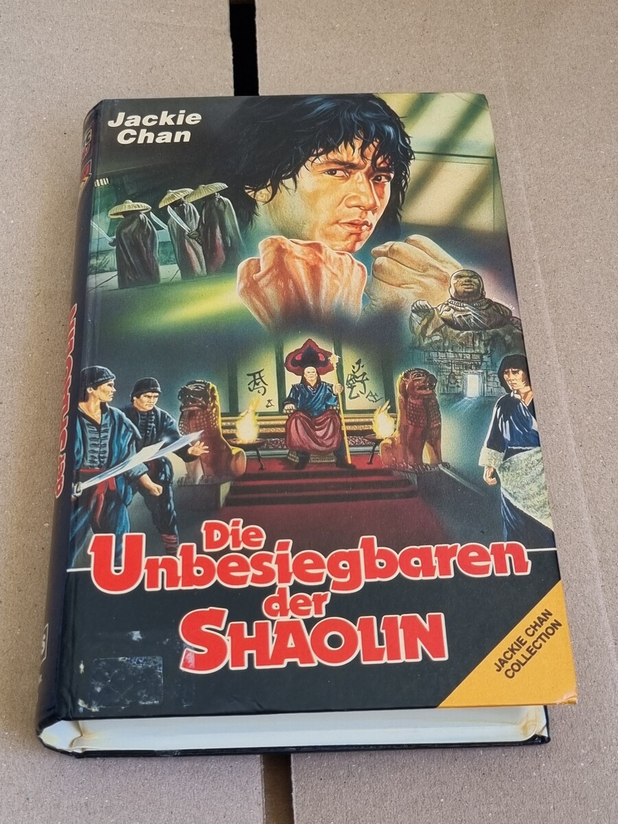 Die Unbesiegbaren der Shaolin VHS Erstauflage, Hartbox *Jackie