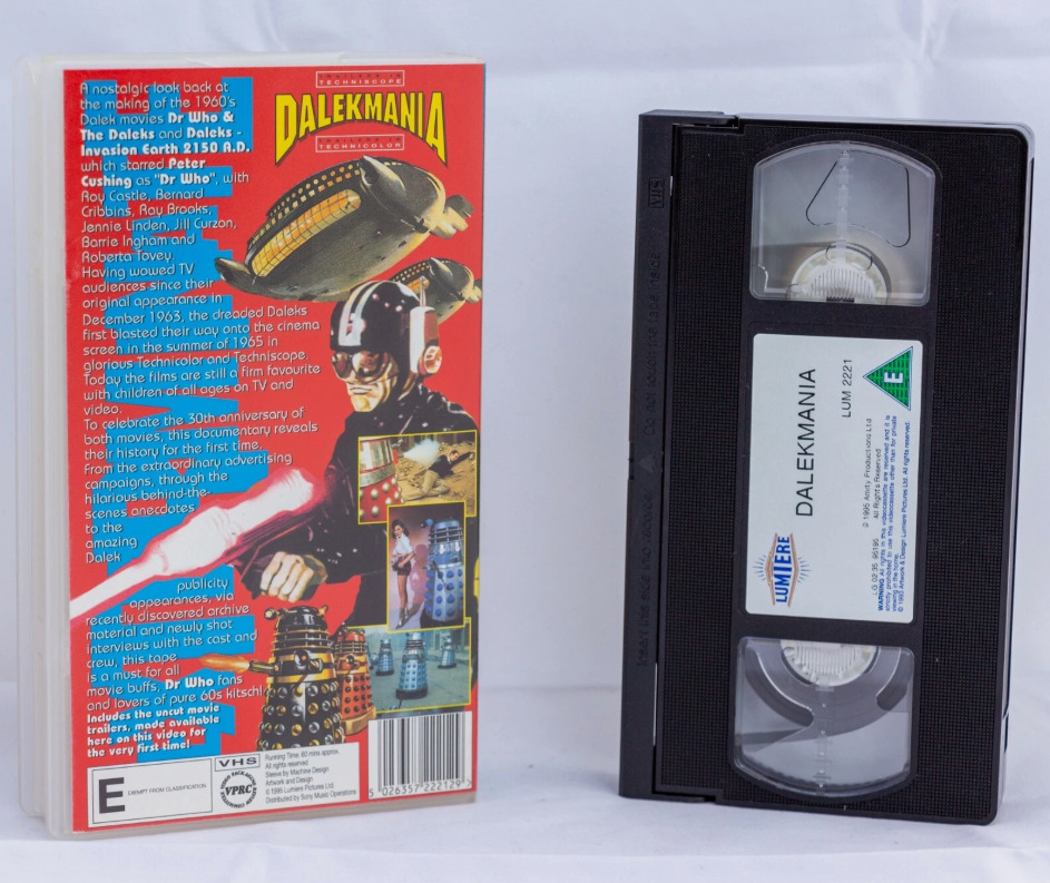 Doctor Who / Dr. Who - DALEKMANIA - The History of the Daleks VHS