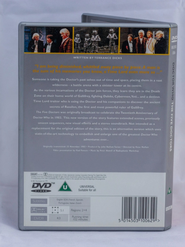 Doctor Who / Dr. Who - The Five Doctors , -Special Edition- 1999 DVD