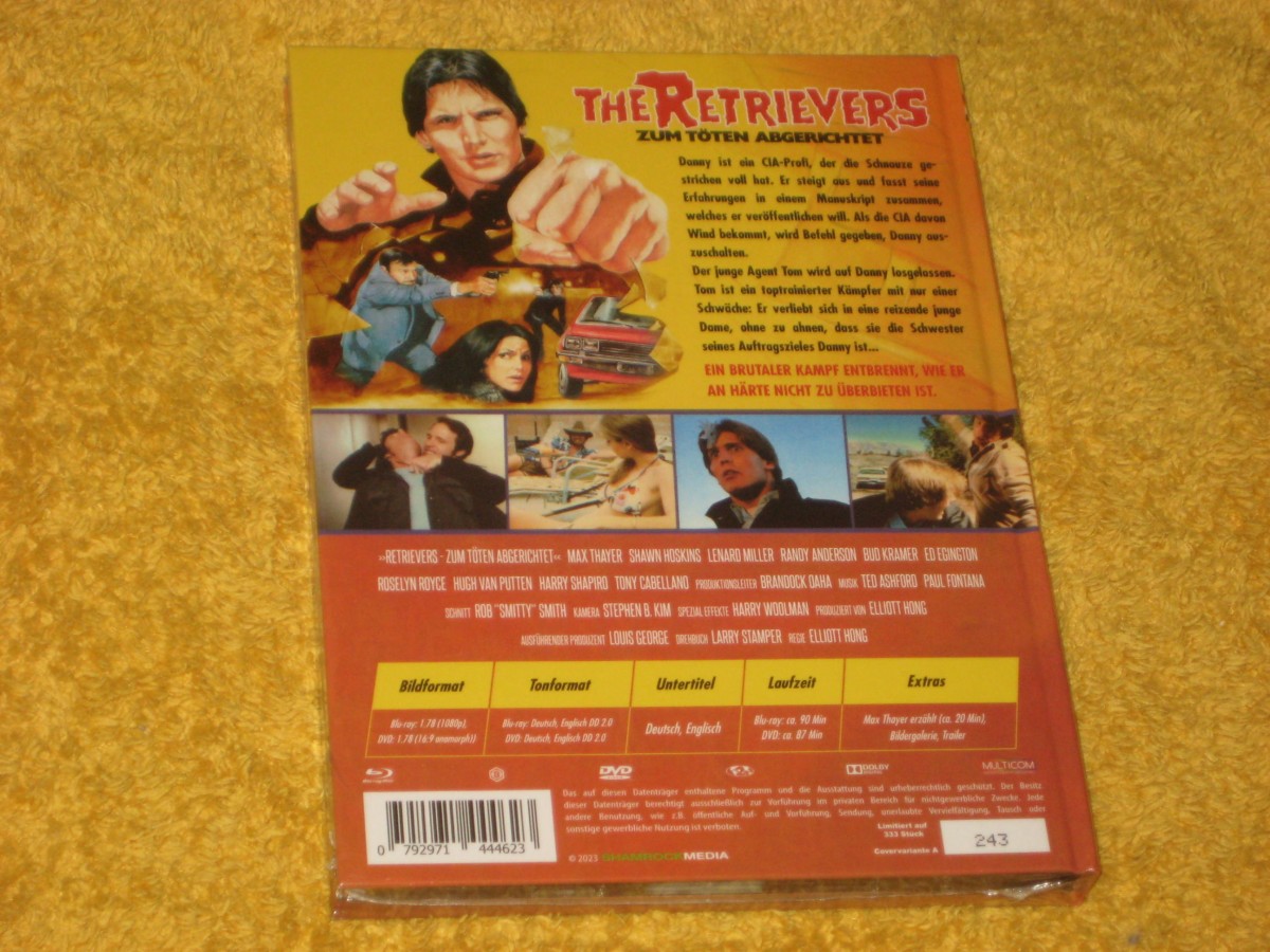 The Retrievers - Zum Töten Abgerichtet Mediabook Cover A Limited Edition Nr. 243/333 -  Blu-Ray + DVD -  NEU + OVP
