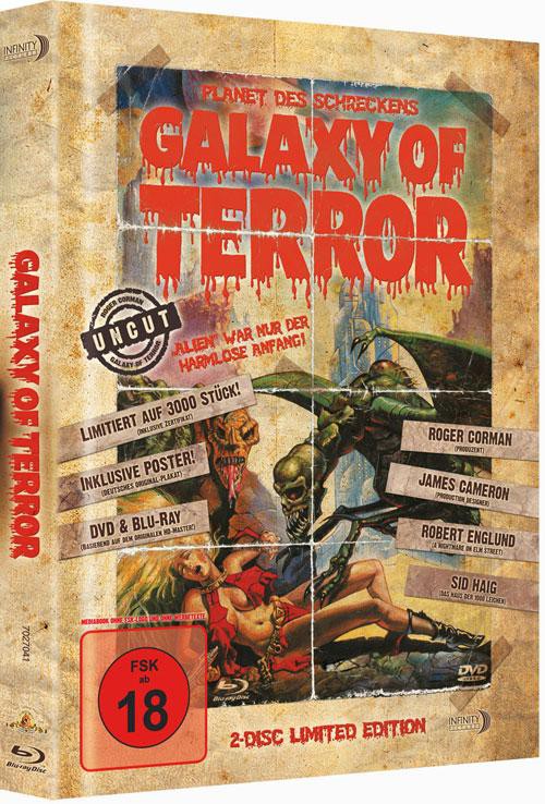 Galaxy of Terror im Mediabook Blu-Ray + DVD Inf. Pict. Uncut 