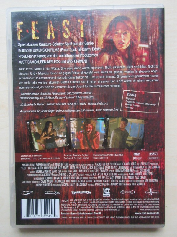 Feast - DVD 